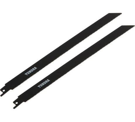 Полотно универсальное для сабельной пилы (2 шт; 300/275 мм; шаг 1.8-2.5 мм; Bimetal) ТУНДРА 6117019