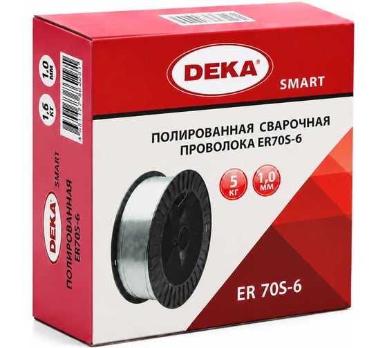 Полированная проволока Deka SMART ER-70 1,0мм 5КГ УТ-00001900