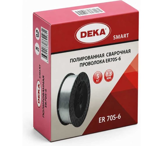 Полированная проволока Deka SMART ER-70 0,8мм 5КГ УТ-00001898