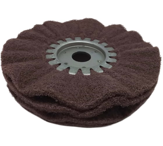 Круг нетканый для сатинирования 150х20х35мм,4 слоя, Brown, A/Fine Toyev NPB 101291
