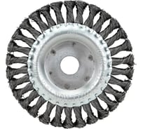 Корщетка дисковая 150 х 22,2 мм жесткая крученая проволока 0,5 мм Diamond Industrial DIDSHH15022