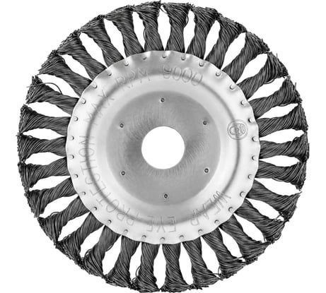 Корщетка дисковая 150 х 22,2 мм жесткая крученая проволока 0,5 мм Diamond Industrial DIDSHH15022