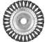 Корщетка дисковая 150 х 22,2 мм жесткая крученая проволока 0,5 мм Diamond Industrial DIDSHH15022 1