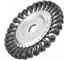 Корщетка дисковая 150 х 22,2 мм жесткая крученая проволока 0,5 мм Diamond Industrial DIDSHH15022 5
