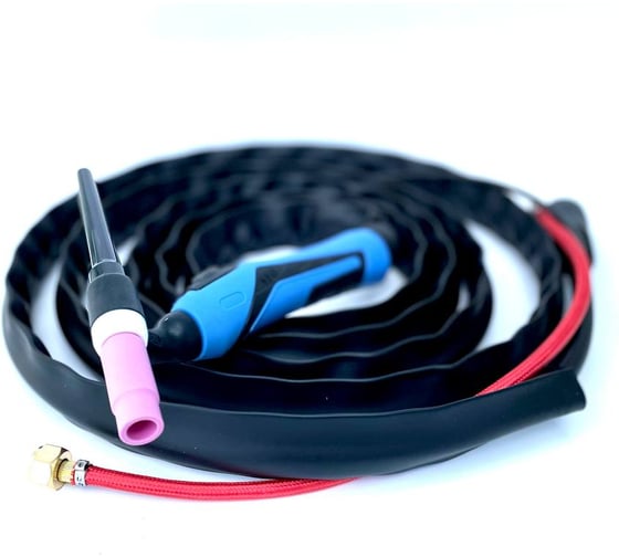 Горелка сварочная Deka TIG WP26F-R-12 с коннектором DINSE35/50, один кабель 4 м, с кнопкой УТ-00000581