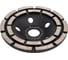 Чашка алмазная шлифовальная ALUKOMTOOLS 125x22.23x5мм, двухрядная АТ-АЧШ12520 4
