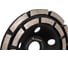 Чашка алмазная шлифовальная ALUKOMTOOLS 125x22.23x5мм, двухрядная АТ-АЧШ12520 5