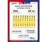Биты для шуруповерта магнитные PH2 x 50 мм Нитрид Титана Сталь - Японская S2 10 шт Mr.Logo A050P2TiN-10 2