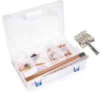 Комплект сварочных аксессуаров для аппаратов точечной сварки в кейсе KraftWell KRWSW-KIT