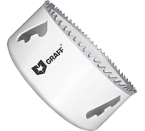 Биметаллическая коронка по металлу GRAFF102 мм в блистере 108102