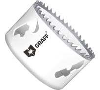 Биметаллическая коронка по металлу GRAFF 95 мм в блистере 108095