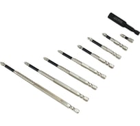 Набор бит для шуруповерта Zentor PH2 9шт 25/50/65/70/90/100/120/150 мм ZT70003S
