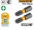 Ударная бита INGCO PH3, 25 мм, 2 шт INDUSTRIAL SDBIM71PH325 2