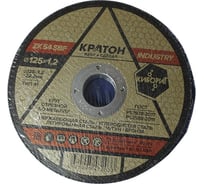Круг отрезной по металлу Кратон INDUSTRY ZK54SBF 125х1.2х22.2 мм 1 07 02 056
