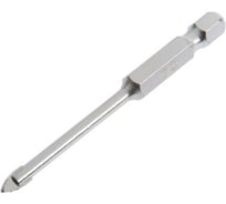 Сверло по керамике ТУНДРА (4х70 мм; шестигранный хвостовик) ТУНДРА 6870934