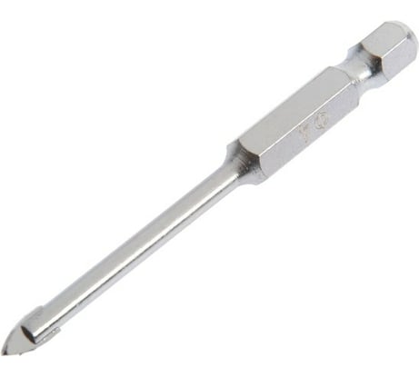 Сверло по керамике ТУНДРА (4х70 мм; шестигранный хвостовик) ТУНДРА 6870934