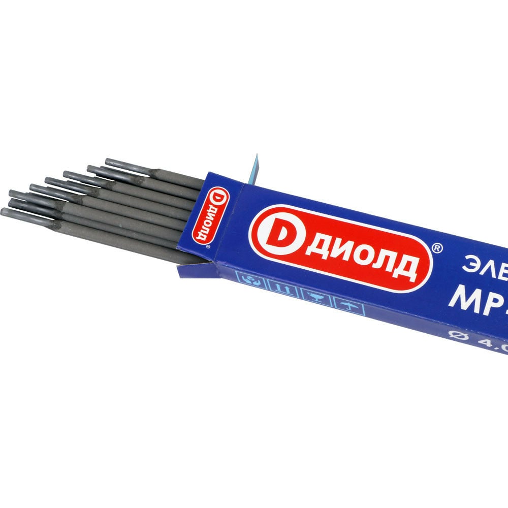 Электроды сварочные МР-3 (4 мм; 1 кг) ДИОЛД 90320013 - выгодная цена ...