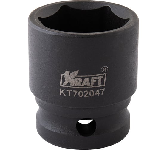 Головка ударная 6-гранная 24 мм, 1/2"DR KRAFT KT 702047 1