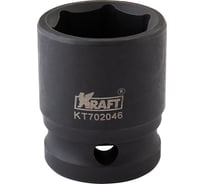 Головка ударная 6-гранная 22 мм, 1/2"DR KRAFT KT 702046
