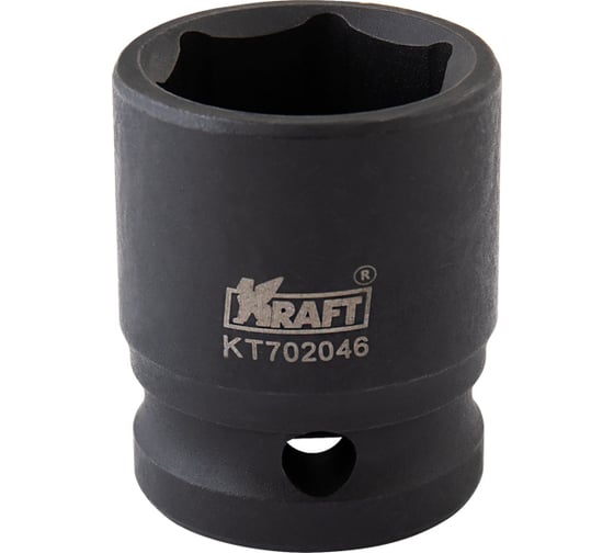 Головка ударная 6-гранная 22 мм, 1/2"DR KRAFT KT 702046 1
