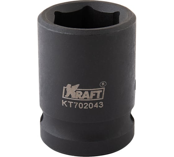 Головка ударная 6-гранная 18 мм, 1/2"DR KRAFT KT 702043 1