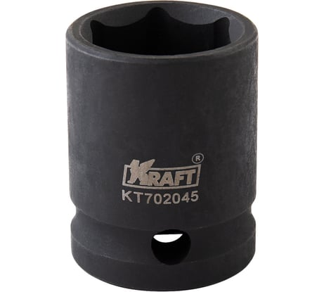 Головка ударная 6-гранная 21 мм, 1/2"DR KRAFT KT 702045