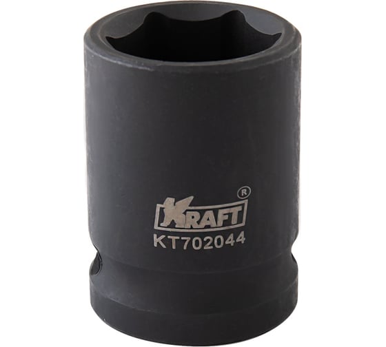 Головка ударная 6-гранная 19 мм, 1/2"DR KRAFT KT 702044 1