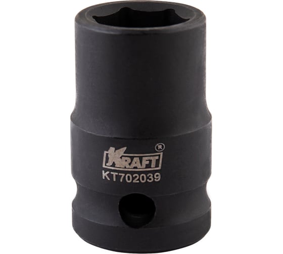 Головка ударная 6-гранная 14 мм, 1/2"DR KRAFT KT 702039 1
