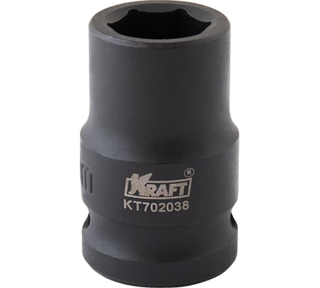 Головка ударная 6-гранная 13 мм, 1/2"DR KRAFT KT 702038