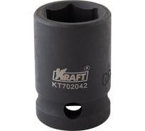 Головка ударная 6-гранная 17 мм, 1/2"DR KRAFT KT 702042