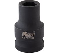 Головка ударная 6-гранная 10 мм, 1/2"DR KRAFT KT 702035
