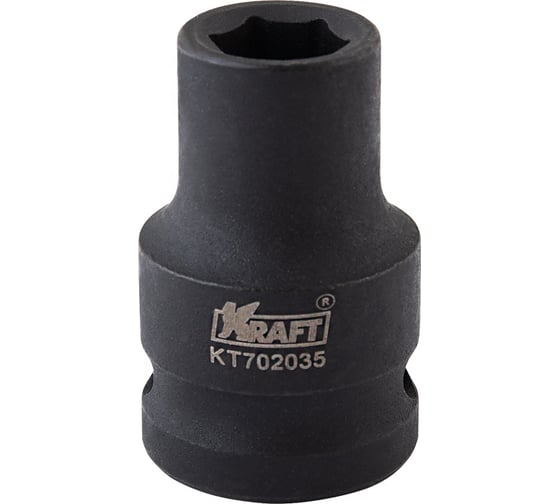 Головка ударная 6-гранная 10 мм, 1/2"DR KRAFT KT 702035