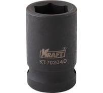 Головка ударная 6-гранная 15 мм, 1/2"DR KRAFT KT 702040
