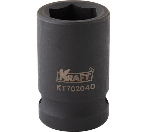 Головка ударная 6-гранная 15 мм, 1/2"DR KRAFT KT 702040 1