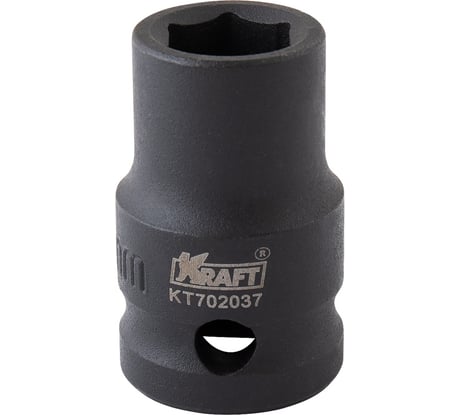 Головка ударная 6-гранная 12 мм, 1/2"DR KRAFT KT 702037