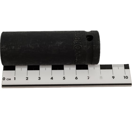 Головка ударная 6-гранная удлиненная 18 мм, 1/2"DR KRAFT KT 702056