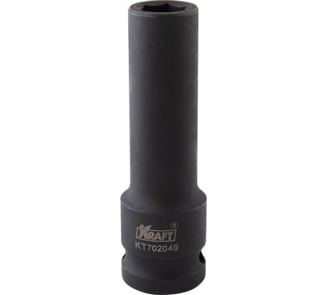 Головка ударная 6-гранная удлиненная 11 мм, 1/2"DR KRAFT KT 702049