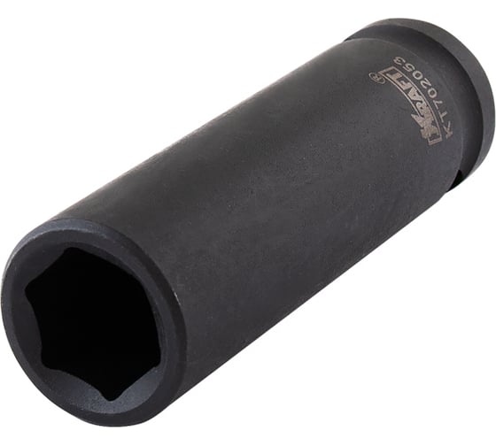 Головка ударная 6-гранная удлиненная 15 мм, 1/2"DR KRAFT KT 702053