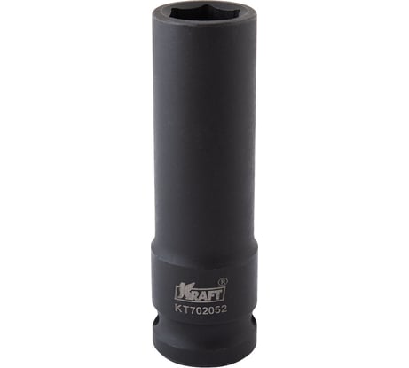 Головка ударная 6-гранная удлиненная 14 мм, 1/2"DR KRAFT KT 702052