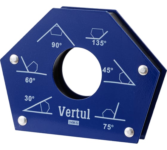 Магнитный уголок для сварки VERTUL 34кг 6 углов VR50447