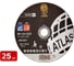 Диск отрезной по металлу SAMGRUPP Inox A30S-(180x3.0x22.23)-T41 ATLAS (упаковка 25 шт) ATL-019030180-25 1