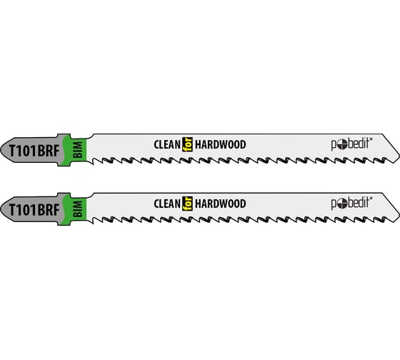 Полотна для электролобзика Pobedit T101BRF, BIM, (2шт) 2500272
