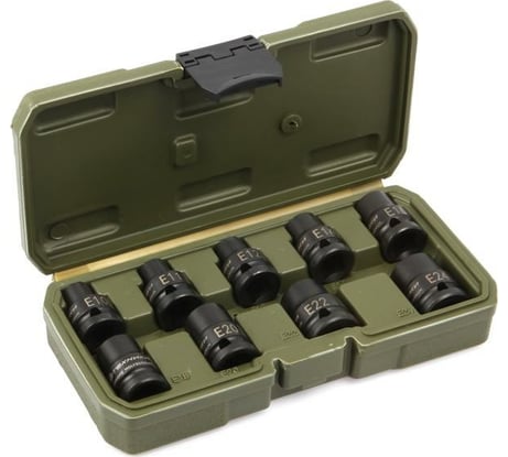 Набор головок ударных Дело Техники 1/2" TORX, 9шт. 663109