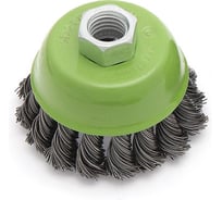 Щётка крученая чашка для УШМ 65 мм Дело Техники 275465