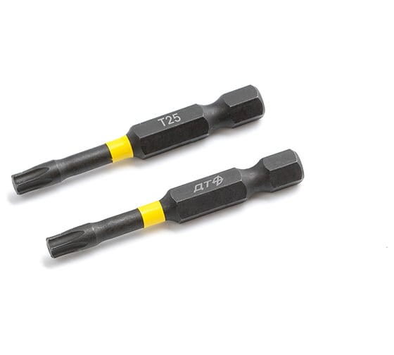 Бита ударная Дело Техники 1/4", Т25 × 50 мм, 2шт. 795622