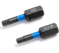 Бита ударная Дело Техники 1/4", H3 × 25 мм, 2шт. 796102
