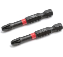 Бита ударная Дело Техники 1/4", PZ3 × 50 мм, 2шт. 793822