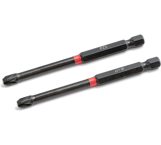 Бита ударная Дело Техники 1/4", PZ3 × 90 мм, 2шт. 793852 1