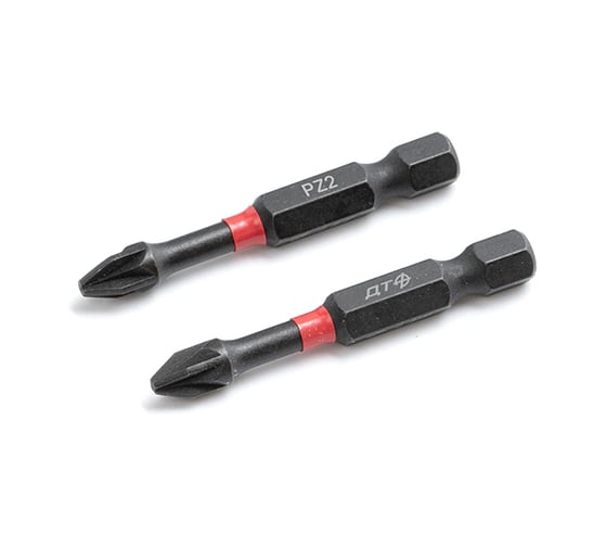 Бита ударная Дело Техники 1/4", PZ2 × 50 мм, 2шт. 793722 1
