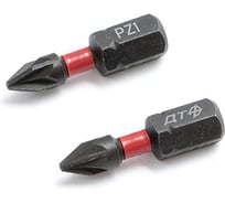 Бита ударная Дело Техники 1/4", PZ1 × 25 мм, 2шт. 793602